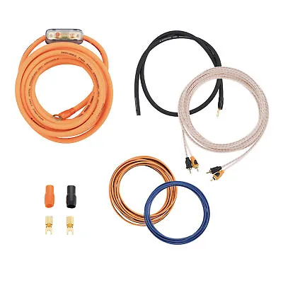 £33.99 • Buy Bassface VOLT/4 0AWG 30% OFC/70% CCA Wiring Kit +5m RCA+ 5m 16AWG Speaker Cable