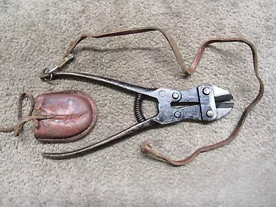 Vintage Swedish Military Wire Cutters With Lanyard & Blade Cover Maker Marked • $44.95