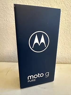 Metro By T-Mobile Motorola Moto G PURE 32GB Blue Prepaid Smartphone NEW SEALED • $59