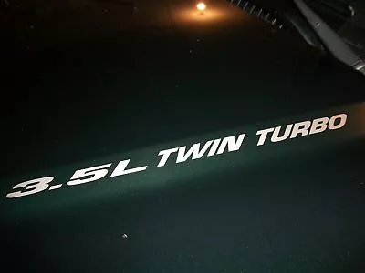 3.5L Twin Turbo (Pair) Decals Ford F150 Ecoboost V6 FX4 Lariat XLT 4x4 • $9.99