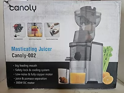 Masticating Juicer Machines 3.5-Inch (88Mm) Powerful Slow Cold Press Juicer Wit • $78.89