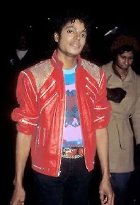 Michael Jackson Beat It  MJ Beat It  Real Leather Jacket With Real Metal Mesh • $98.99