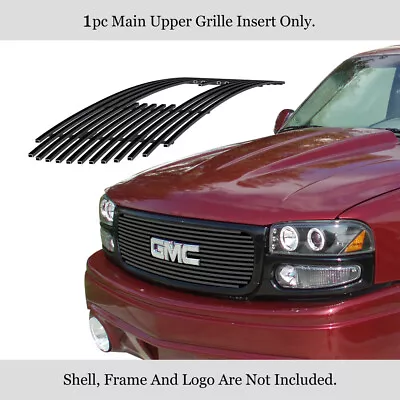 For 2001-2002 GMC Sierra 1500/2500/00-06 Yukon Stainless Black Billet Grille • $61.99