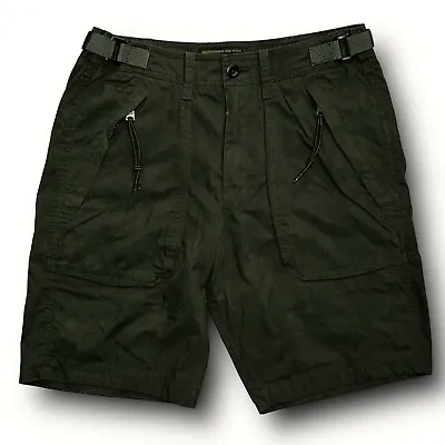 Abercrombie & Fitch Mens Vintage Green Cargo Pocket Shorts Issue F(15-01-08) 29  • £29.99