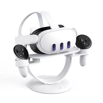 - VR Headset Touch Controllers Display Stand Space Saving Design For Quest Oculu • $42.23