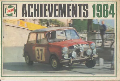 Castrol Achievements 1964 Racing + Rallying Successes Air Water Car Motorcycle • £16