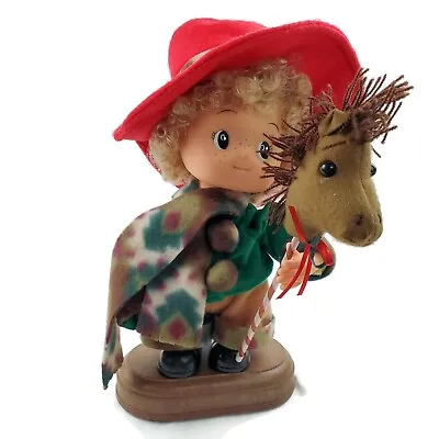 Telco Motionette Small Fry Boy With Horse 12  Musical Animated Christmas Figure  • $19.99