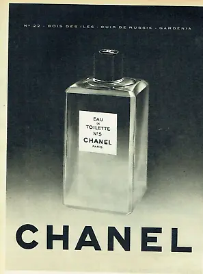 1958 Chanel Eau Cologne Advertising 1122 Advertising No. 5 • £3.10