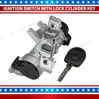 Ignition Switch Steering Lock Cylinder Key Assembly 1K0905851B FIT VW For Audi • $28.67