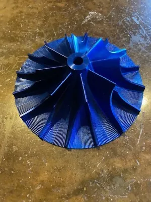 Billet Impeller For Vortech V1 V2 V3 T Trim CCW Rotation 8/8 Fins Blue Anodized • $486