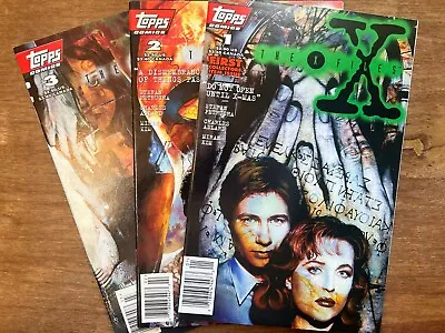 X-FILES #1-3 HIGH GRADE TV FOX MULDER DANA SCULLY TOPPS COMICS 1st Print VF/NM • $15