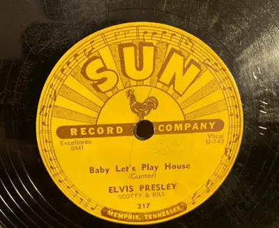 Elvis Presley Sun 78 Baby Let's Play House Sun 217 Nice! Clean! • $499.99