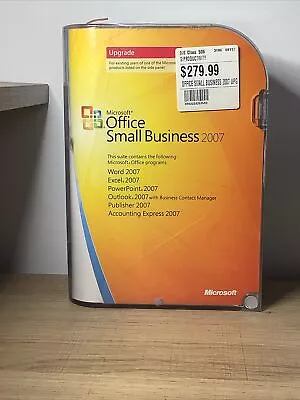 Microsoft Small Business 2007 (Retail) (1 User/s) - Upgrade For Windows... • $29