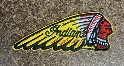 Indian Patch Badge Iron-On Motorcycle Emblem Logo • $10