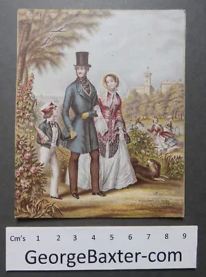 Queen Victoria & Prince Albert At Osborne – George Baxter Patent Process -1850’s • $7.45