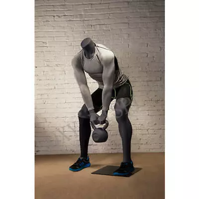 Male Mannequin Muscular Kettlebell Muscular Body Dress Form Display #MZ-HL-02 • $359