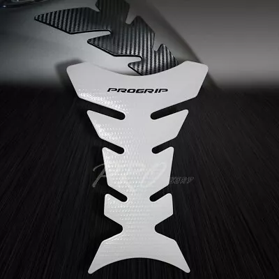 Vinyl Pro Fuel/Gas Tank Pad Motorcycle/Dirt/Bike Grip Protector Perforate White • $16.88