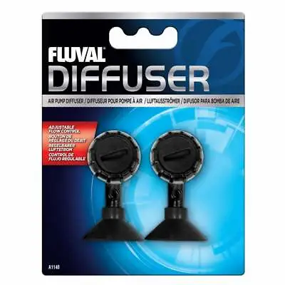 £2.99 • Buy Fluval Aquarium Fish Tank Air Pump Air Diffuser (2pk)