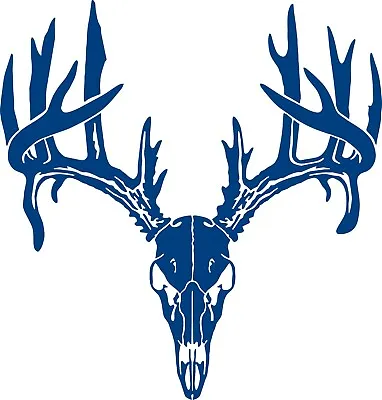 Deer Cow Antlers Bull Skull Horn Cattle Decal Sticker Car Window Ute 4WD Graphic • $15