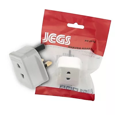 1Amp Adaptor For Shaver Or Electric Toothbrush With 1A Fuse Asta White 2 Pack • £9.99