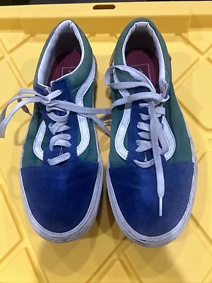 Pre-Owned Vans Old Skool Yacht Club Shoes Suede/Canvas Men's 8.5 • $21.99