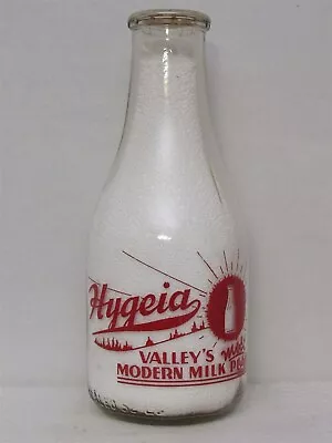 TRPQ Milk Bottle Hygeia Dairy Harlingen TX CAMERON COUNTY CREAM IN EVERY DROP 46 • $34.99