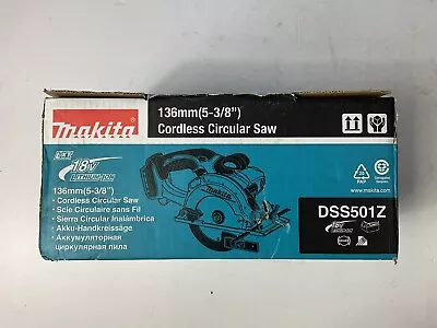 Makita DSS501Z 18V LXT 136mm Circular Saw Cordless. Brand New! • £119