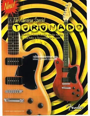 2002 Fender Toronado Electric Guitar Vintage Ad  • $8.95