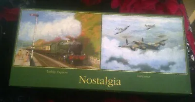 Nostalgia Torbay Express & Lancaster 2x 500 Piece Jigsaw Puzzle *Sealed Inside* • £10