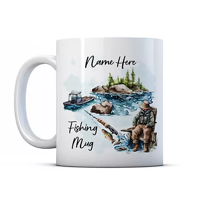 Personalised Fishing Mug - Fisherman Hobby Gift Mug • £9.99