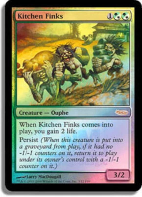 $5.84 • Buy [1x] Kitchen Finks - Foil FNM 2009 - Slight Play, English - FNM Promos MTG Magic