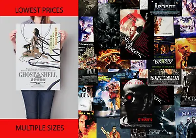 Fully Laminated Sci Fi Movie Film Posters Prints Wall Art A1 A2 A5 • £9.99