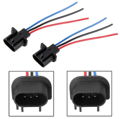 Wire Pigtail Male 9008 H13 Two Harness Head Light Replace Socket Plug Connector • $9.97