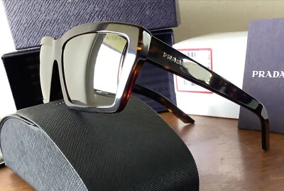 $219 • Buy PRADA Unisex Dark Havana 0PR 04VS *3N SED 57 140 A 2AU4P0 Sunglasses NWT