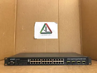 Planet SGSW-24040 24-Port Gigabit Stackable Managed Switch + Brackets (Inc VAT) • £39.99