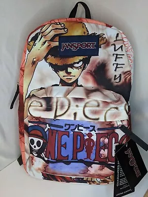 NWT Jansport Backpack One Piece Anime Design Full Size • $50