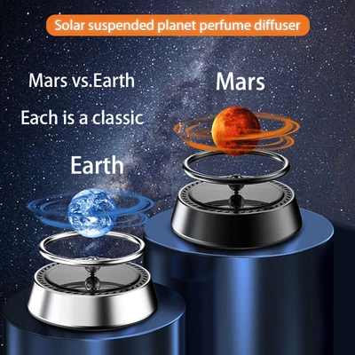 $39.98 • Buy Solar Car Air Fragrance Essential Oil Diffuser Perfume Freshener Aromatherapy