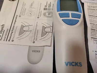 TWO (2) VERSIONS Of Vicks Thermometers: No-Touch Forehead & Digital Thermometers • $19.95