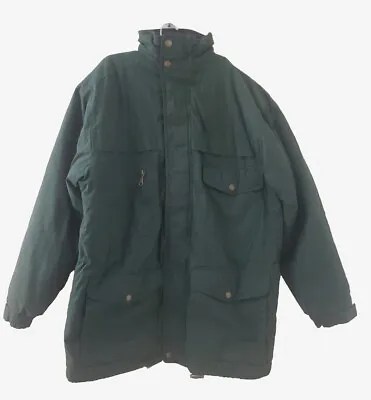 Pacific Trail Weatherproof Mens Winter Snow Jacket Coat SZ M Green Fleece Line* • $29.99