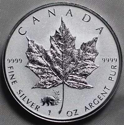 Canada $5 Silver Maple Leaf Bullion 2017 Panda Privy Mark #190214 • $49.95