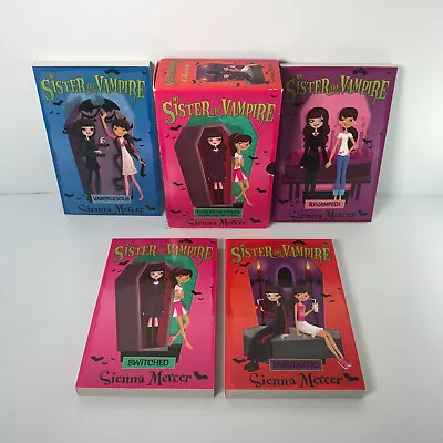 My Sister The Vampire By Sienna Mercer (Paperback 2011) 4 Books In Slipcase • $19.92