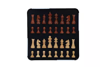 Classic Kasparov Wooden Chess Set 8.75  With Hand-carved Magnetic Chess Pieces • $24.49