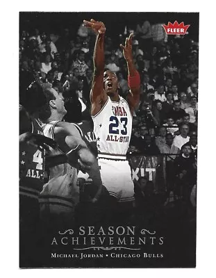 Michael Jordan 2007-08 Fleer Box Set #SH20 Season Achievements • $2.95