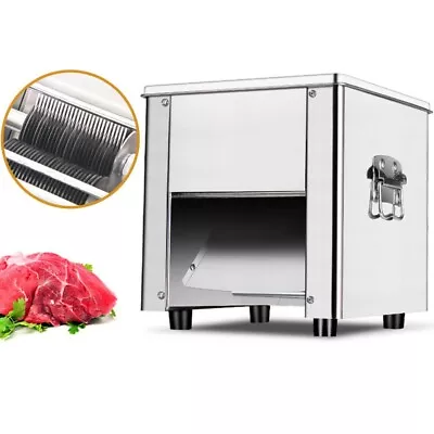 Desktop Electric Meat Slicing Shredding Cutting Machine 7mm Meat Cutter Slicer • $177.45