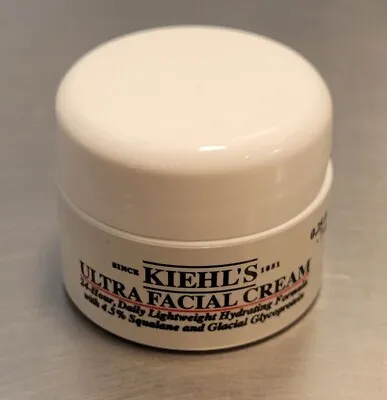 KIEHL'S Ultra Facial Cream .25 Oz 7 Ml Jar Brand New Ships Fast! • $2.99