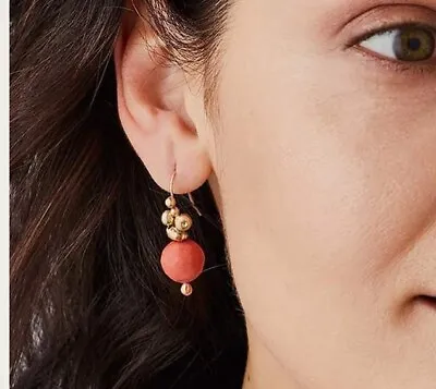 Julie Cohn Earrings ORE PERSIMMON BRONZE CLAY EARRING × Originally $275 • $180