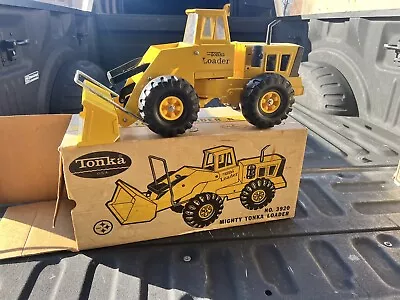 Vintage 1970 Mighty Tonka Loader No.3920 Pressed Steel With Original Box 20” • $398