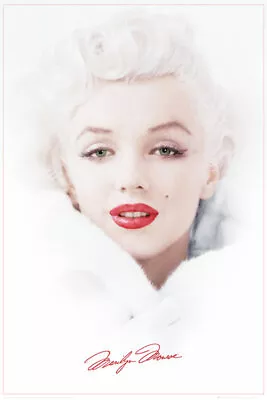 Marilyn Monroe White Fur Poster 24 X 36 • $15.99