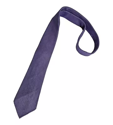 NWOT KITON RARE 7FOLD UNTIPPED Solid Purple Cashmere Blend LUXURY Tie ITALY • $128.51