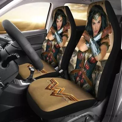 Wonder Woman Crossing Arms Patch Car Seat Covers • $49.04